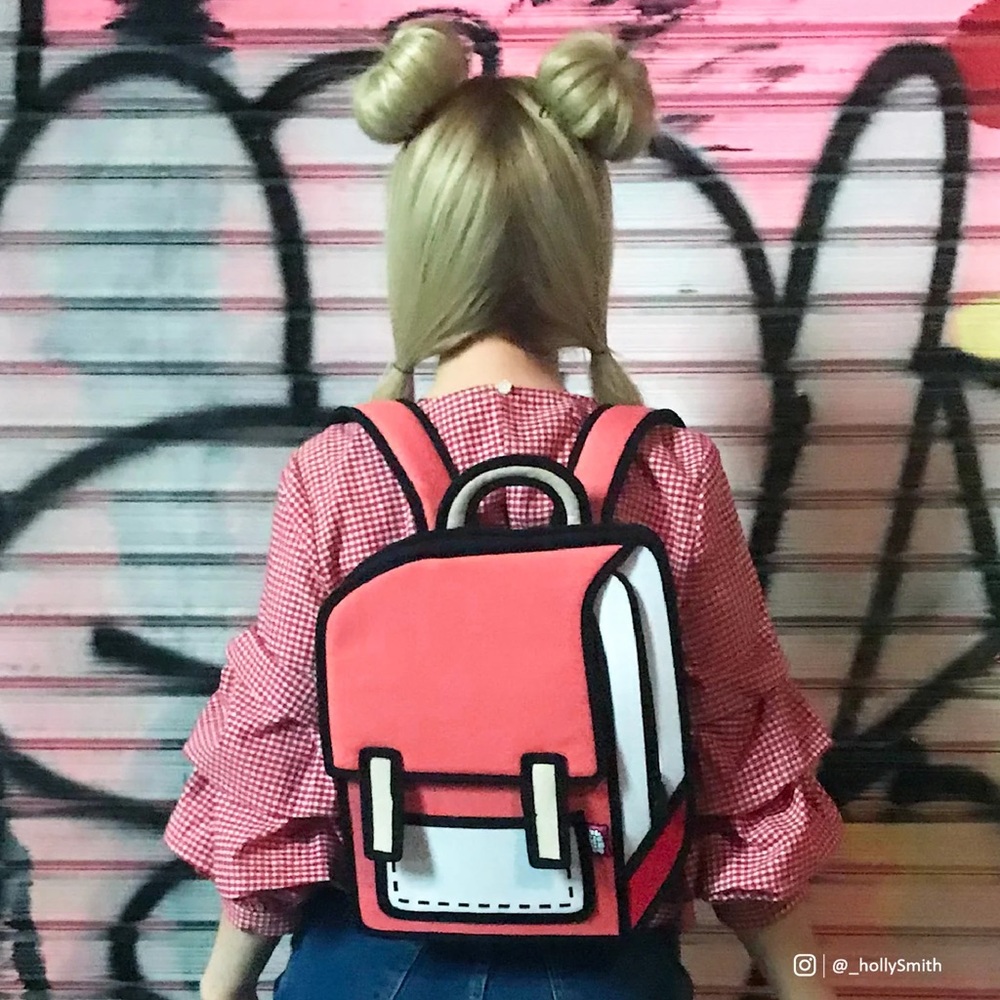 Trendy Red Backpack